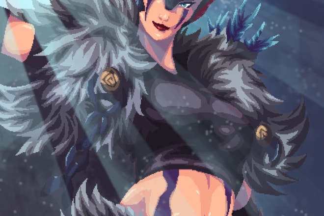 I will make a pixel art of your favorite character
