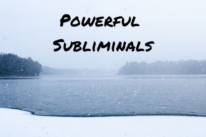 I will make a powerful custom made subliminal audio