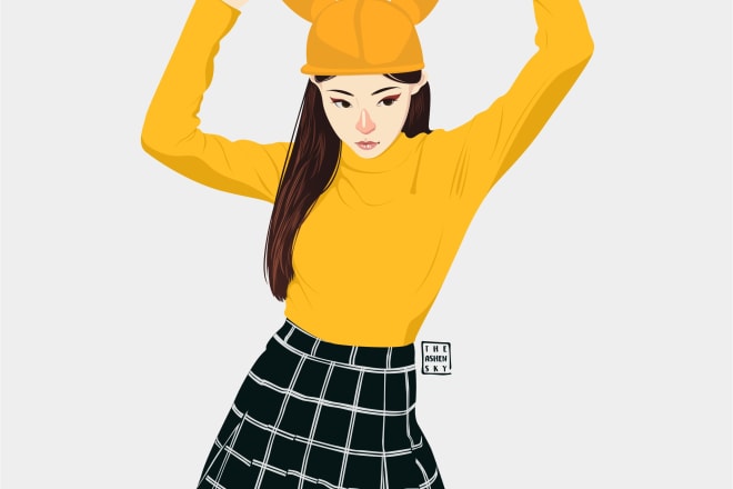 I will make a vector illustration