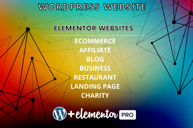 I will make a wordpress website on elementor
