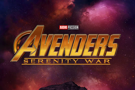 I will make an awesome marvel comic hero, avengers movie style logo design