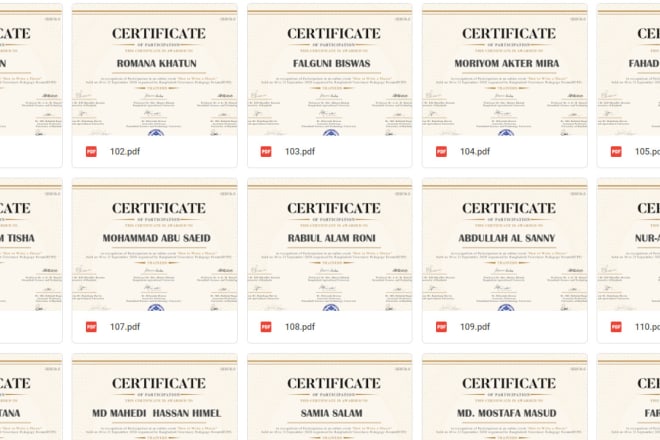 I will make bulk certificate from excel or CSV data