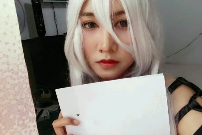 I will make fansign from indonesian cosplayer