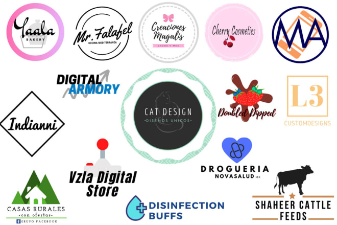 I will make minimalist, modern, elegant, feminine, delicate logo, for any theme