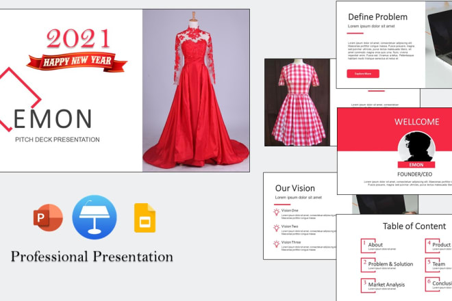 I will make professional powerpoint presentation within 24 hours