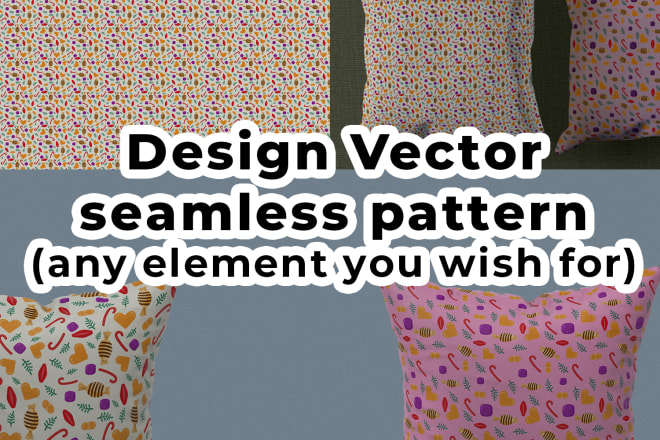 I will make textile seamless clothing pattern design