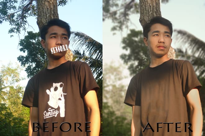 I will make the photo background blur bokeh