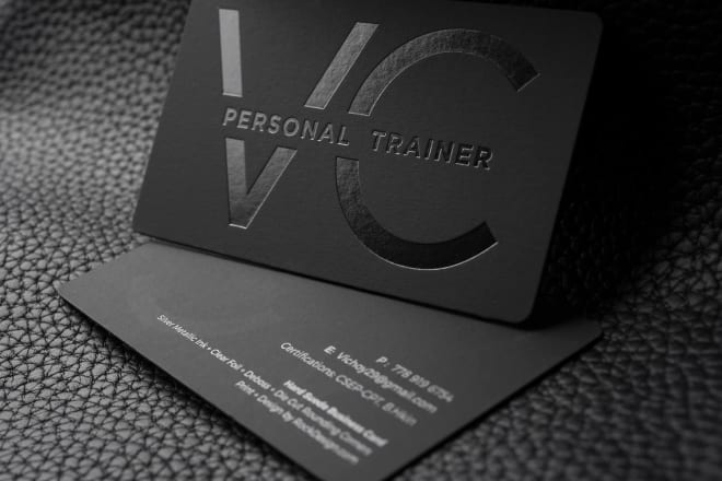 I will make uv spot business card