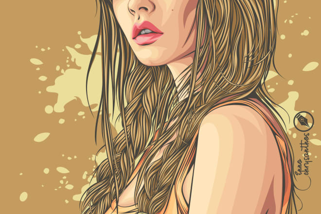 I will make vector art of your pictures