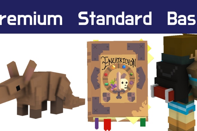 I will make you a 3d model in minecraft