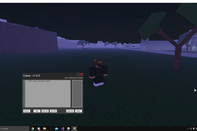 I will make you a working roblox lua executor