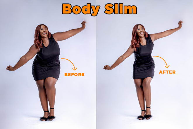 I will make you slim,body reshape, photo retouch using photoshop