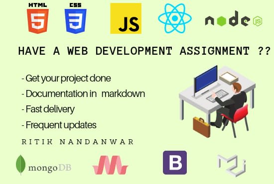 I will make your website or a web app or your web development assignment