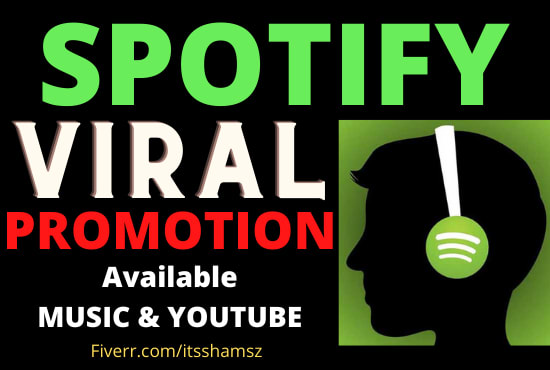 I will organic promote your spotify music and make it go viral