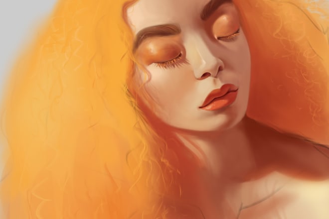 I will paint you a professional digital portrait