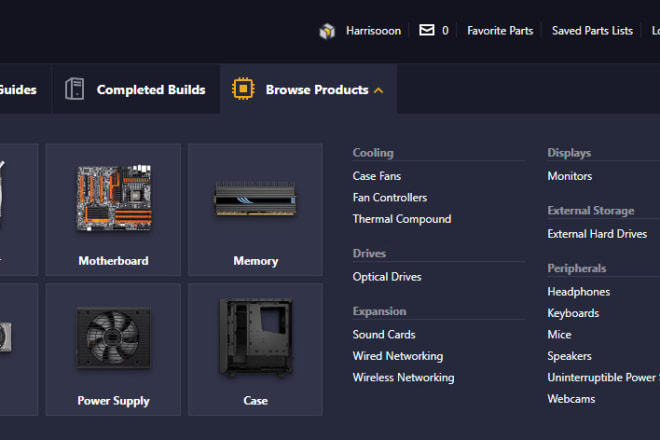 I will pick your pc parts on pcpartpicker