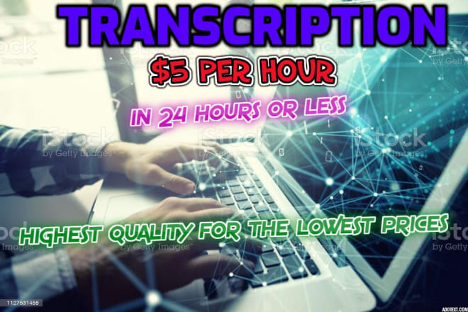 I will professionally transcribe for you