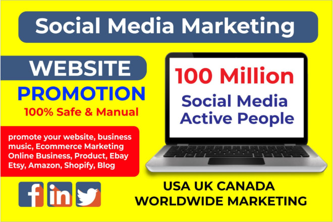 I will promote and market website amazon crypto product cbd blog to get web traffic