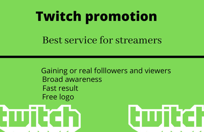 I will promote your channel to gain real followers and viewers