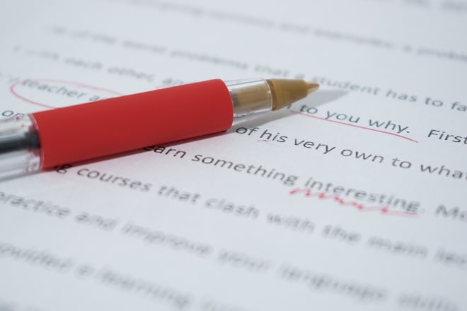 I will proofread and edit your written work as desired
