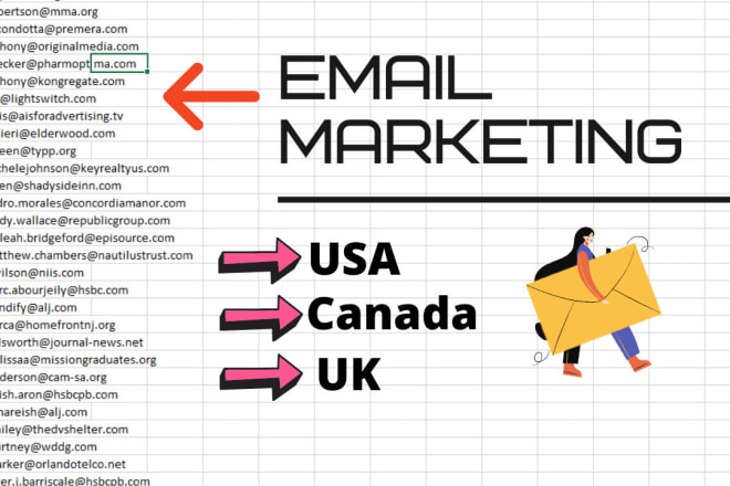 I will provide millions of USA,UK, canada bulk emails list