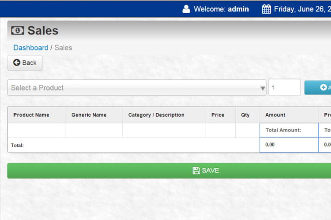 I will provide online point of sale solution