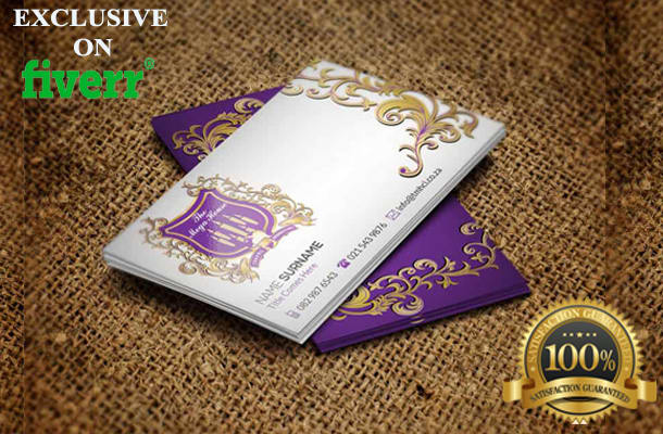 I will provide professional business card design services