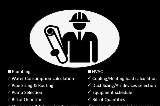 I will provide revit, cad 2d and 3d hvac, plumbing design modelling