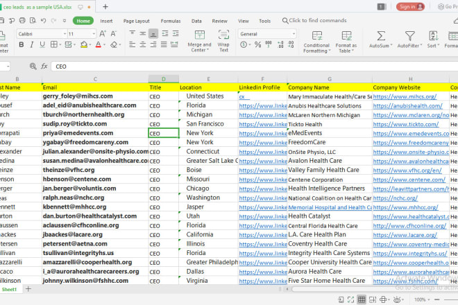 I will provide usa,uk,canada,australia business leads