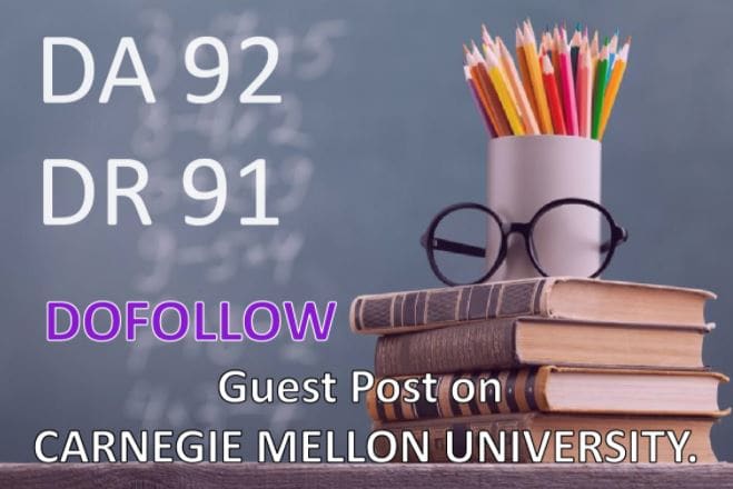 I will publish guest post on cmu,edu da92 dofollow links