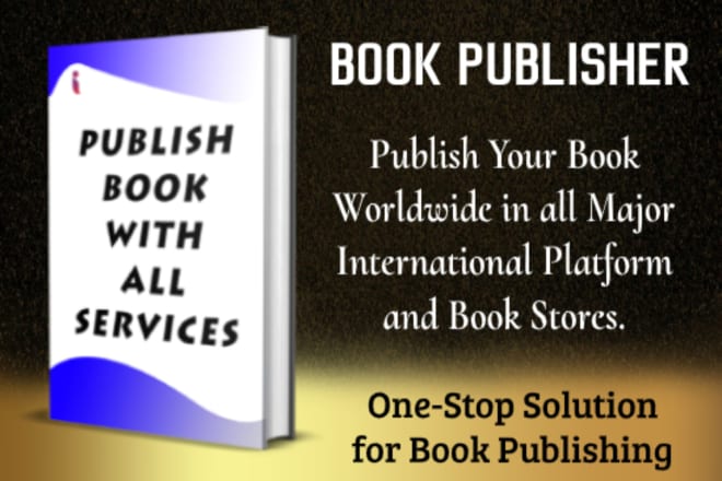 I will publish your book with all services