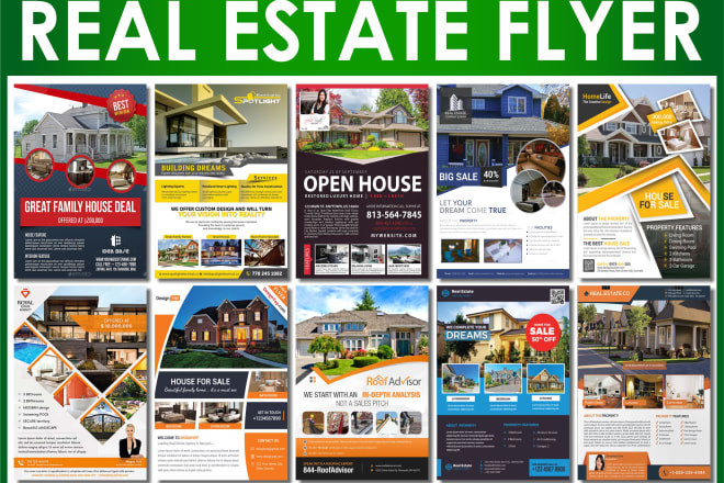 I will real estate flyer design