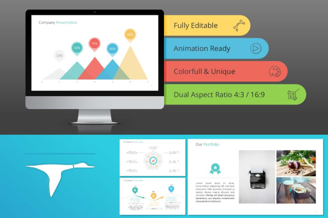 I will redesign your powerpoint presentation
