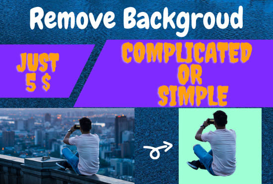 I will remove both complicated or simple backgrounds from your images in just 1 hour