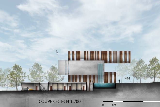 I will render your architectural plans in photoshop