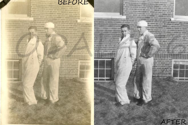 I will restore photo restoration image repair old photograph