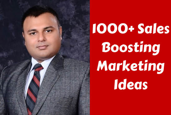 I will send 1000 powerful marketing ideas