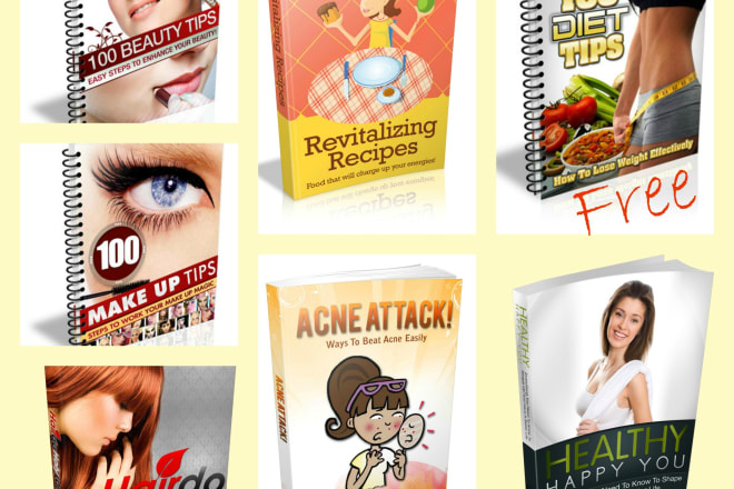 I will send 5 makeup styling ebooks with MRR