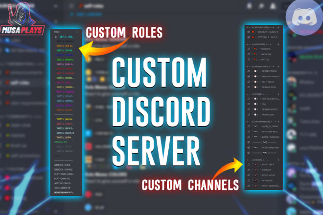 I will setup a custom discord server for your community