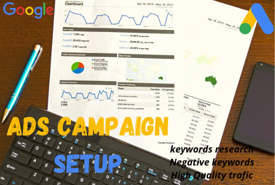 I will setup manage and optimize your google adwords professionally