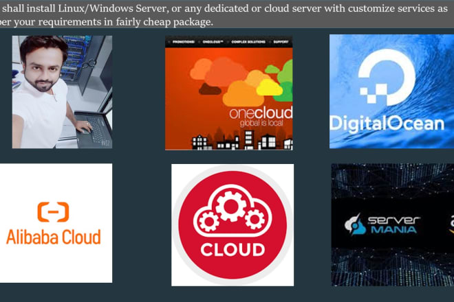 I will setup win19,16,10 or linux on dedicated or vps serv via kvm