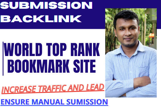 I will submission 100 plus bookmarking backlink top rank site