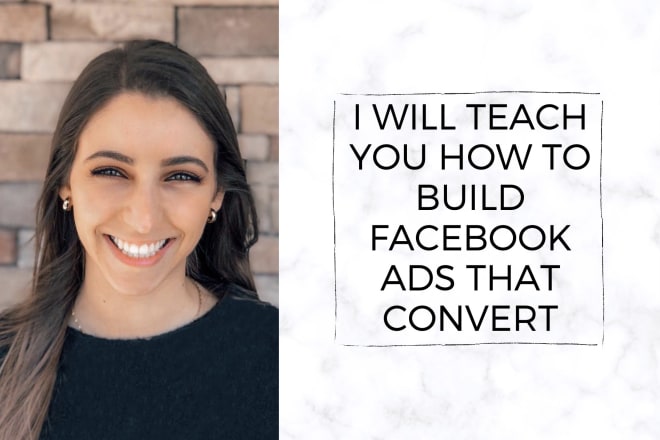 I will teach you facebook ads, strategy and landing pages