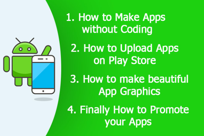 I will teach you how to create apps without coding and make money