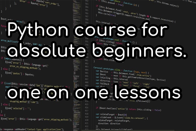 I will teach you python basics through small projects