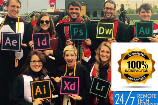 I will teach you remotely how to use adobe photoshop