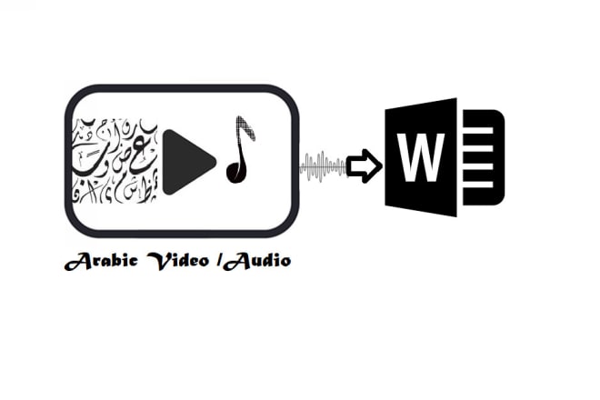 I will transcribe an accurate arabic video or audio to word