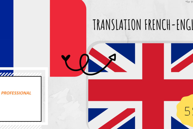 I will translate french to english and arabic to english