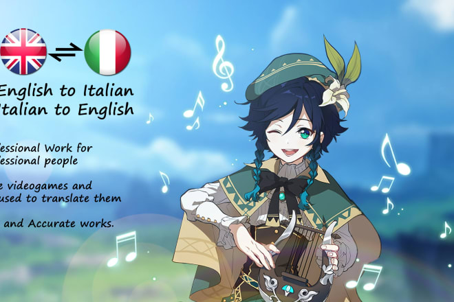 I will translate from english to italian