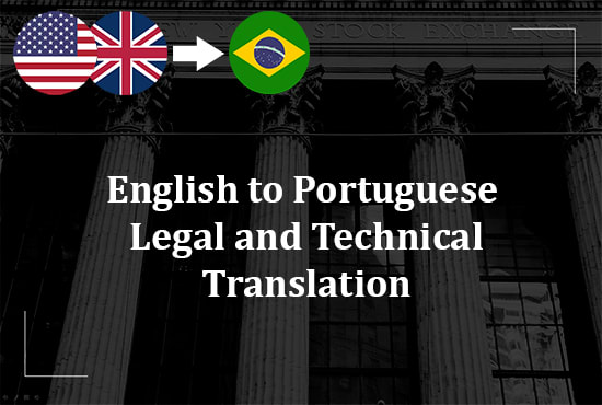 I will translate your legal or technical document from english to portuguese